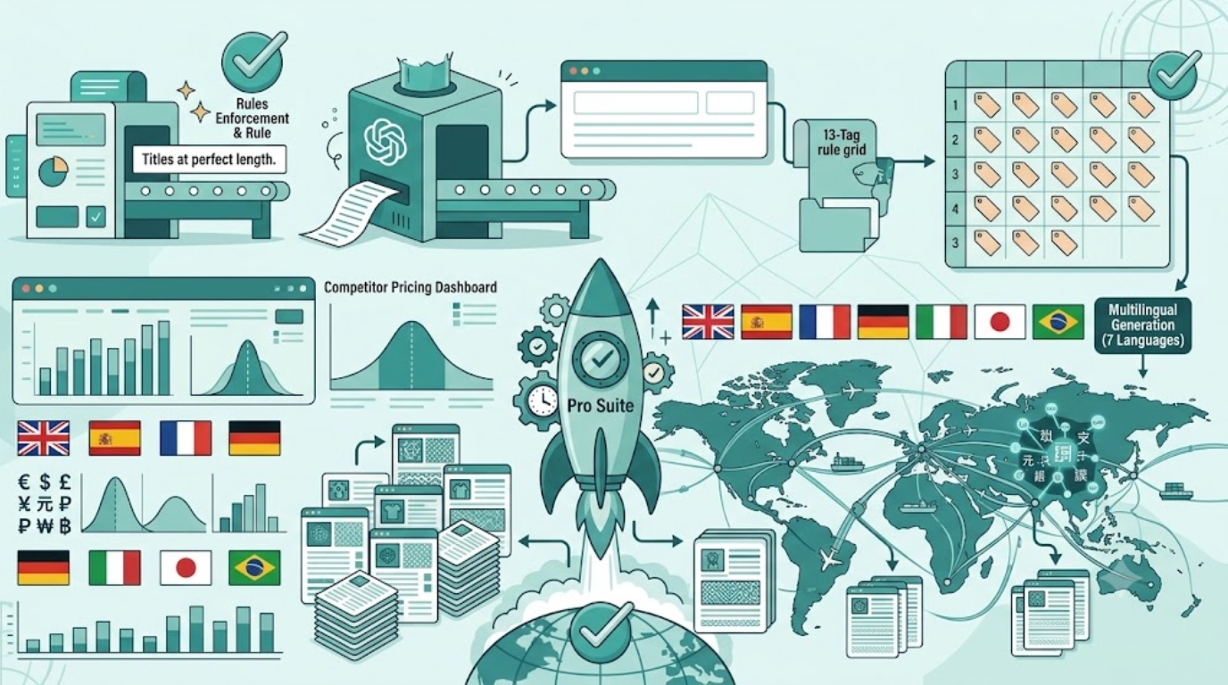 Etsy Pro Suite – AI SEO Tool for Etsy Sellers (7 Languages, One-Time Payment)